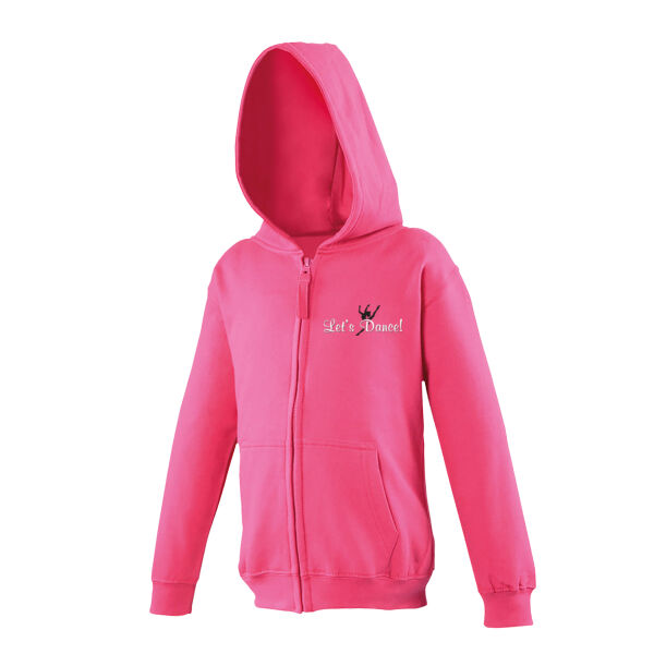 Let's Dance Kids Zoodie - Pink Thumbnail