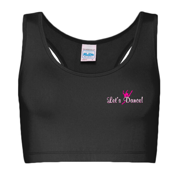 All Stars Let's Dance Crop Top - Black Thumbnail