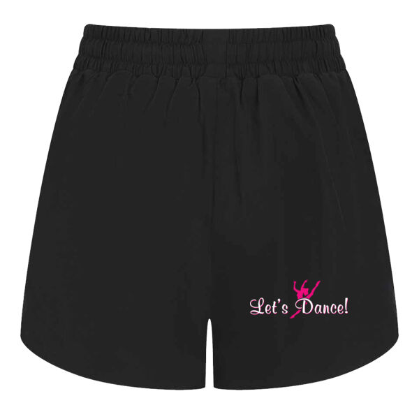 Let's Dance Adults Shorts - Black Thumbnail