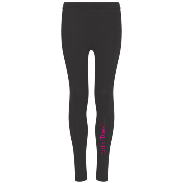Let's Dance Kids Leggings - Black Thumbnail