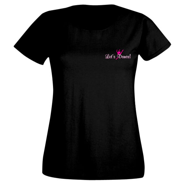 Let's Dance Women's T-shirt - Black  Thumbnail