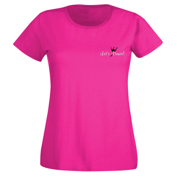 Let's Dance Women's T-shirt - Pink Thumbnail