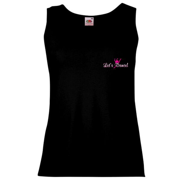 Let's Dance Womens Vest - Black Thumbnail